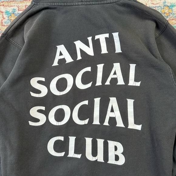 Anti Social Social Club Logo Hoodie Small - Picture 5 of 9